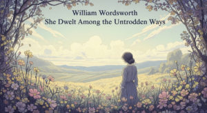 Poem: She Dwelt among the Untrodden Ways